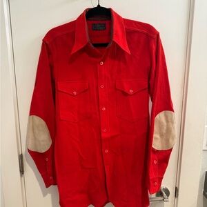Pendleton Vibrant Red Wool Shirt